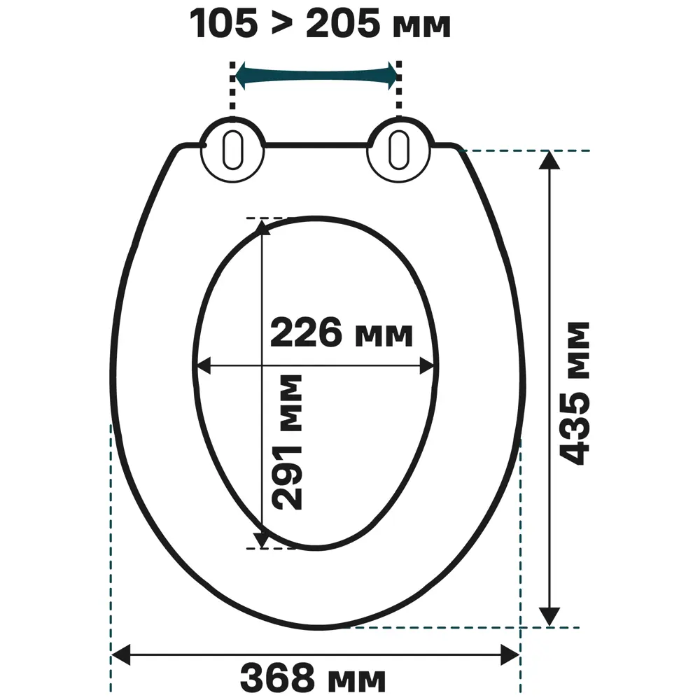 Сиденье для унитаза KONSENSA Мауро цвет белый матовый STLM-2196532 - Вид №7