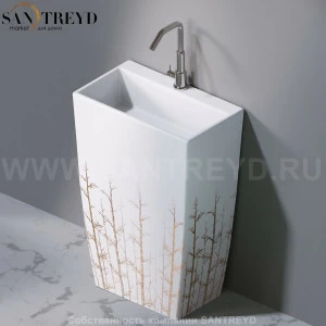 L115405G Напольная раковина стоящая прямоугольная A. e T. Italia Tower