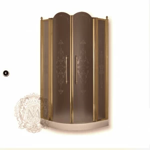 Душевой уголок MIGLIORE Diadema, 90 х 90 х 185 см, стекло прозрачное узорчатое