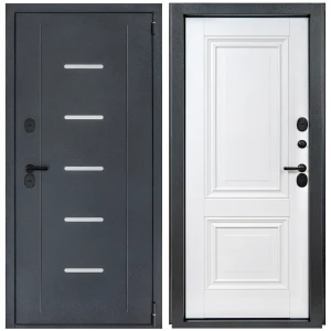 Дверь входная металлическая Порта Т-1 98x205 см правая белый