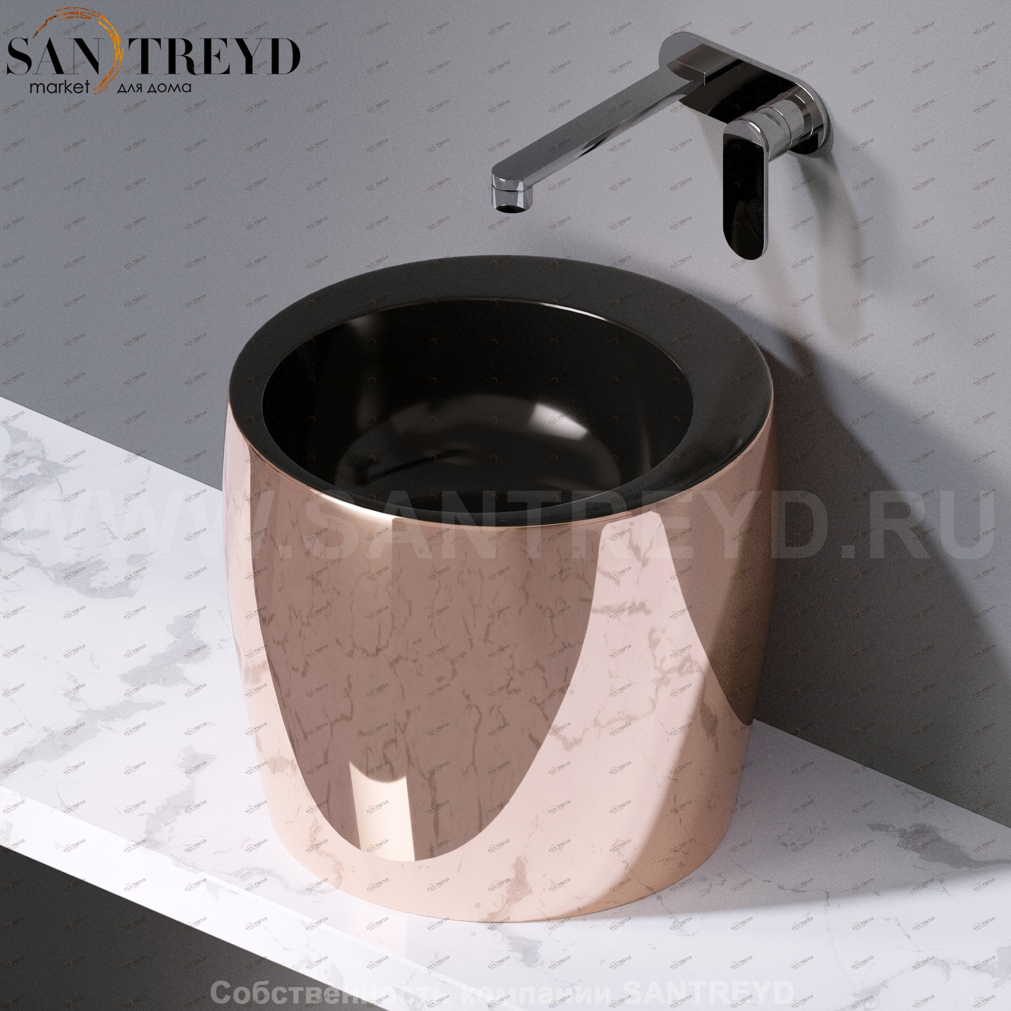 L101260 Накладная раковина на столешницу  круглая A. e T. Italia TOTEM AeT ITALIA