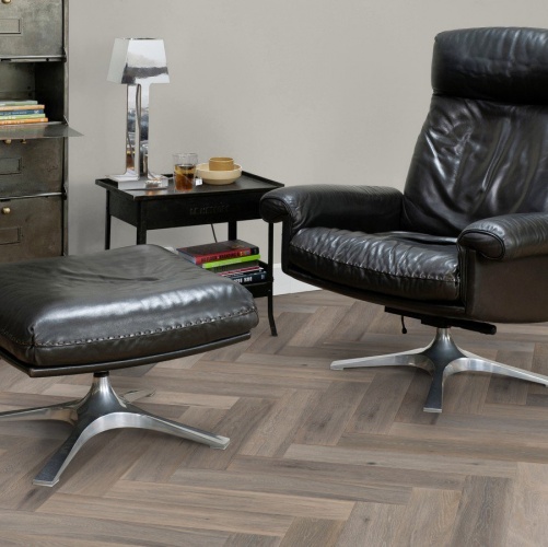 Паркет Ёлка Solidfloor New classic Кэнтрбери Дуб Натур с брашью (Текстурированная) 610х122 мм 1194938 - Вид №19