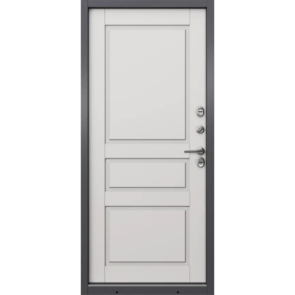Дверь входная металлическая Termo Standart 89x205 см правая эмаль молоко 88967074 STLM-2129187 TOREX  - Вид №1