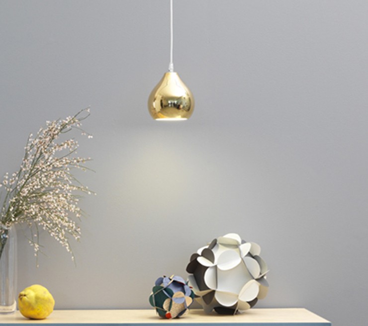 Ex.T Drip 1 Oro Подвесной светильник из золота керамики outletEXDRIP1ORO - Вид №8