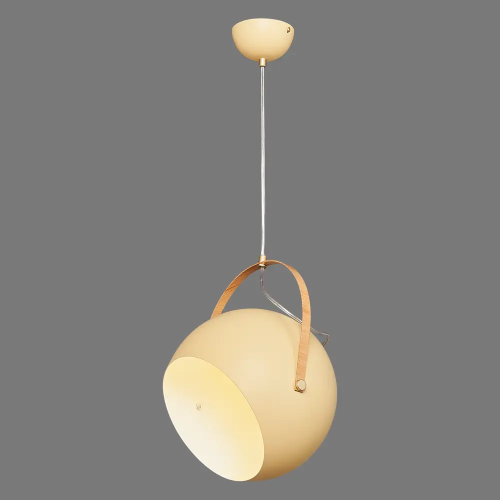 Светильник подвесной Morila, 1 лампа, цвет желтый LAMPLANDIA STLM-2094567 - Вид №2