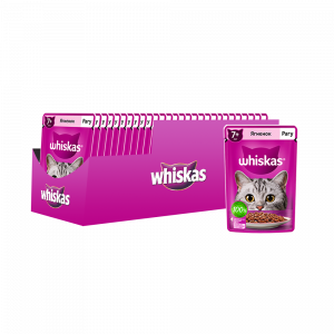 ПР0059388*28 Корм для кошек старше 7 лет, ягненок рагу пауч 75г (упаковка - 28 шт) WHISKAS