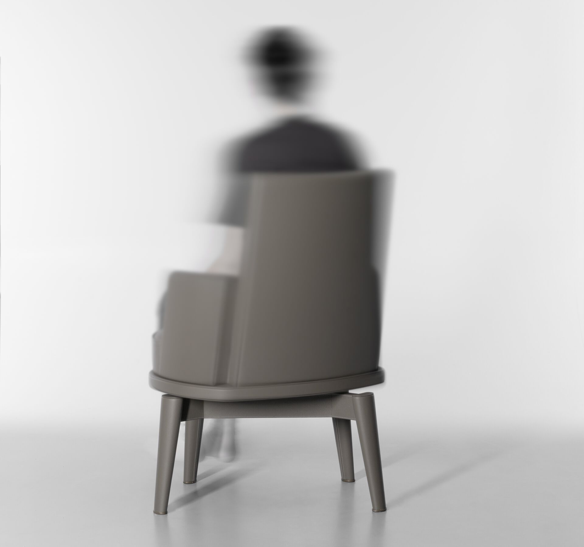 Кожаное кресло с подлокотниками Lorenzo Tondelli BARRIE ARCH-00075686 - Вид №1