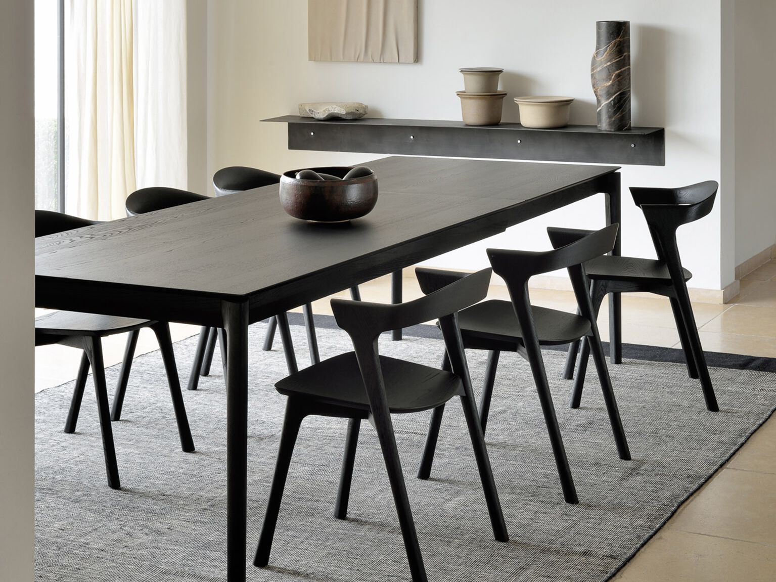 Выдвижной обеденный стол из дуба Ethnicraft Bok ARCH-00093467 - Вид №4