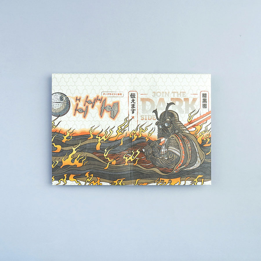 NС-025 Обложка на паспорт new darkside, белая New wallet  - Вид №1