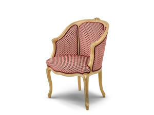 Тканевое кресло с подлокотниками