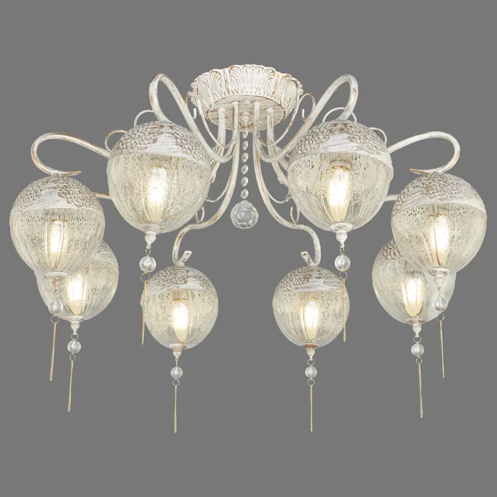 Люстра «Grace» 655/8PL 8хЕ14х40 Вт цвет белый/золотой Escada STLM-2040595 - Вид №3