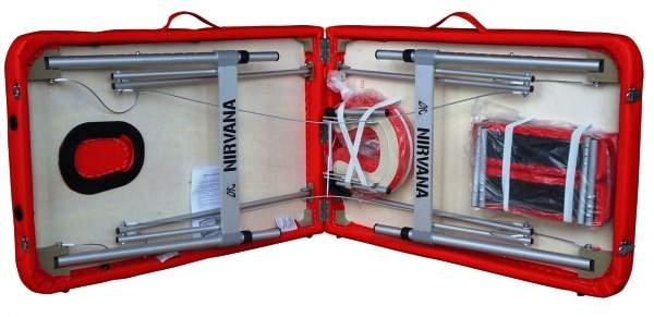 TS2010_R Массажный стол красный NIRVANA ELEGANT OPTIMA DFC  - Вид №2