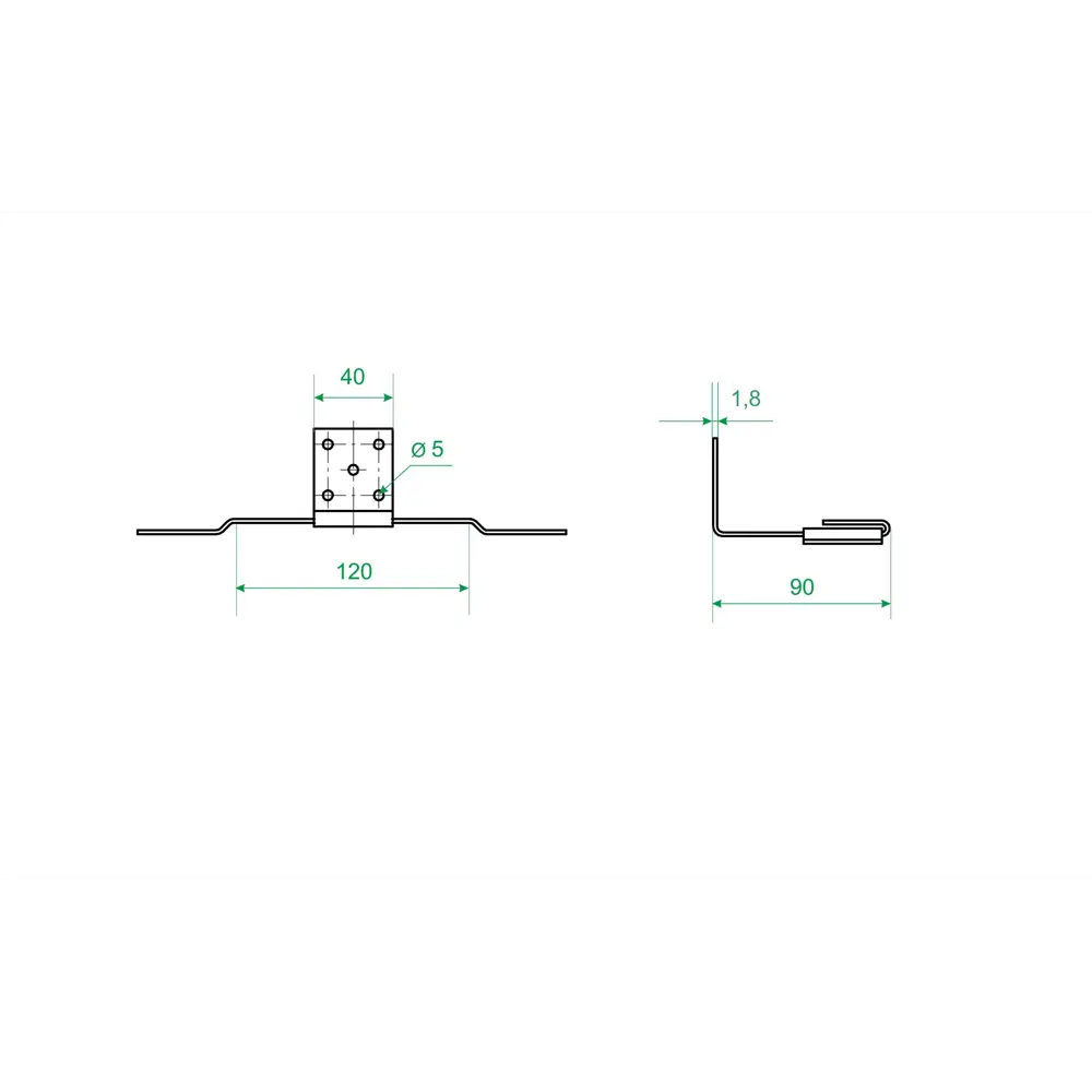 Santreyd Опора скользящая для стропил 120x1.8 мм 83612908 STLM-0042706 - Вид №3