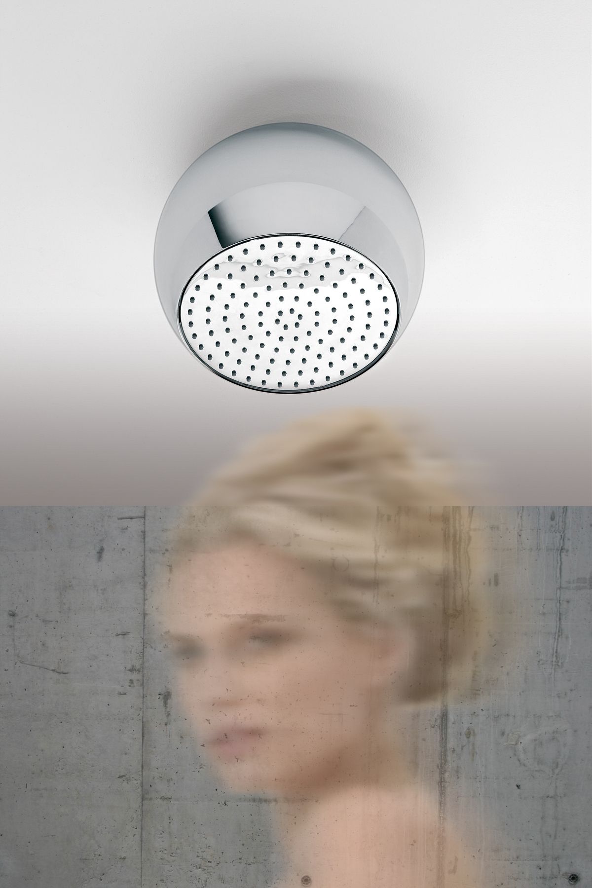 Хромированная латунная потолочная душевая головка FIMA CARLO FRATTINI сфера ARCH-00017583