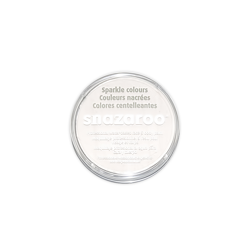 1118001 Краска для лица и тела №1 18 мл белый перламутр Snazaroo 