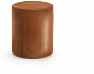 Oliver B. Круглый кожаный пуф Oliver b. wild