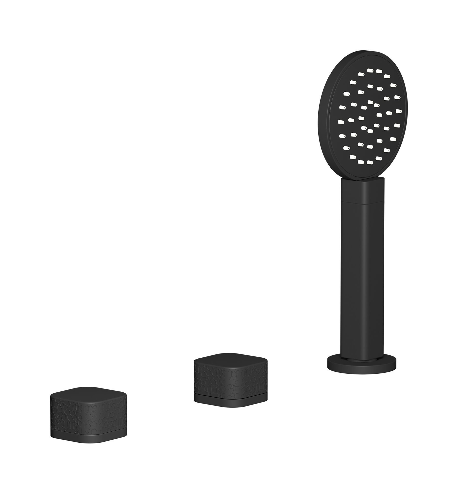 Встраиваемый смеситель для ванны с 3 отверстиями и ручным душем IB Elio ARCH-00084092 - Вид №18