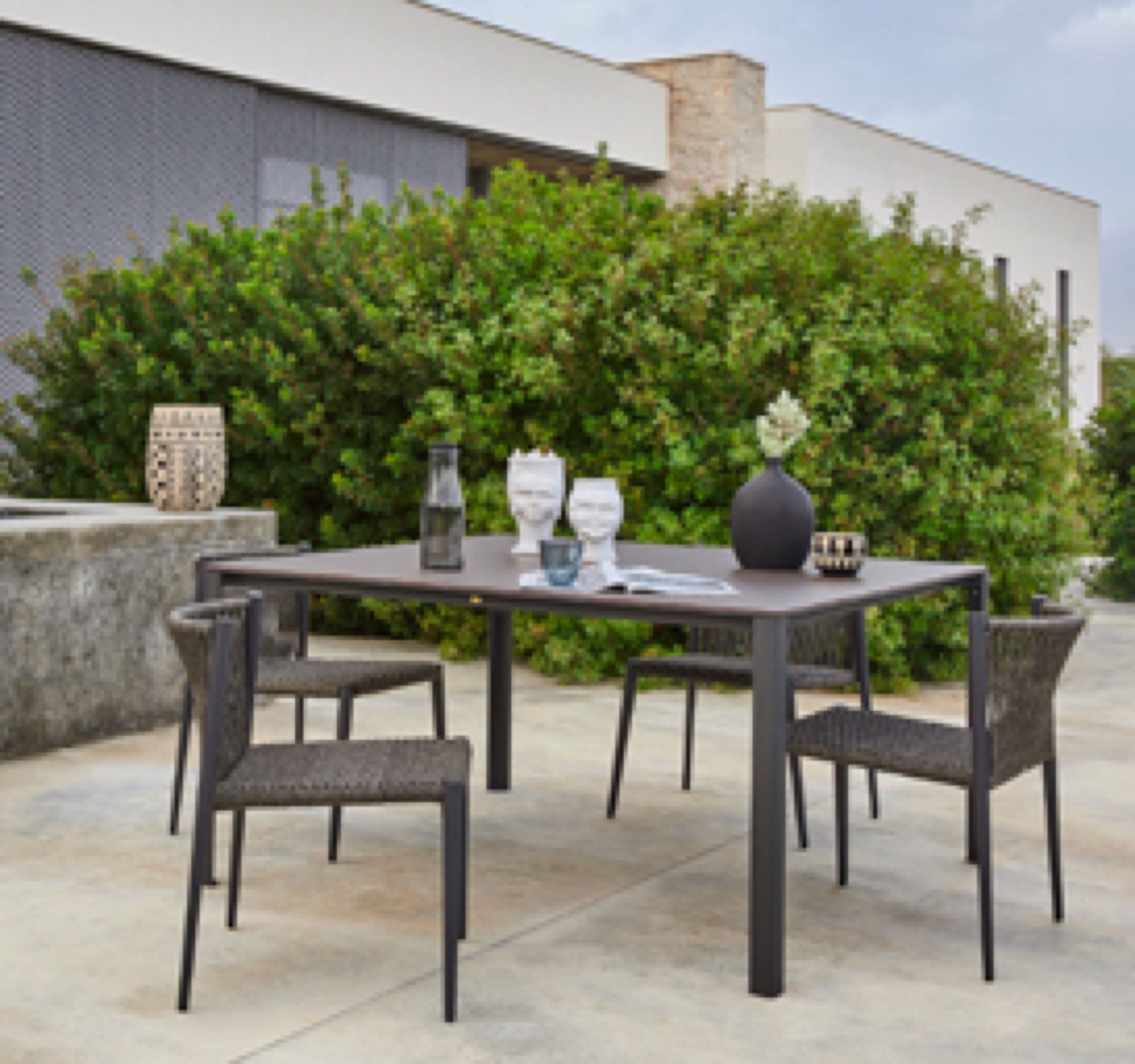 Штабелируемый стул из алюминия и полиолефиновой веревки Unopiù свет ARCH-00003810 - Вид №5