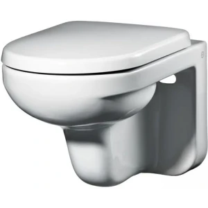 Чаша для подвесного белого унитаза Artic с крышкой