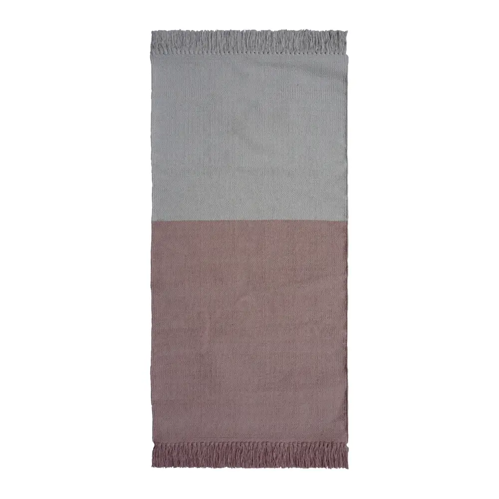 Ковер KREAFORTA Madras 60x120 см хлопок цвет розовый 89443477 STLM-2168109 