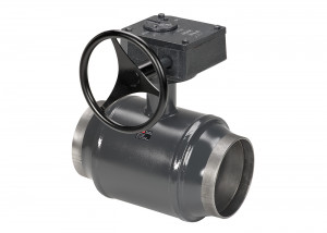 Danfoss JiP Premium WW под приварку с редукторным приводом JIP Premium WW Кран шар Ду200 Ру25 ред 065N0156G