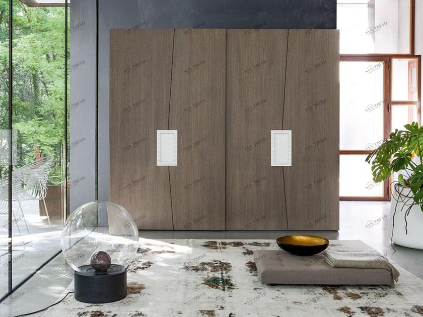 Devina Nais Шкаф с наклонными раздвижными дверцами из массива дерева Zero.16 sun-id-1446188