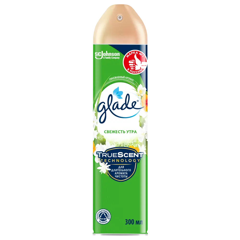 Glade Свежесть утра - аэрозольный освежитель с нежным ароматом 82454640 STLM-0027450