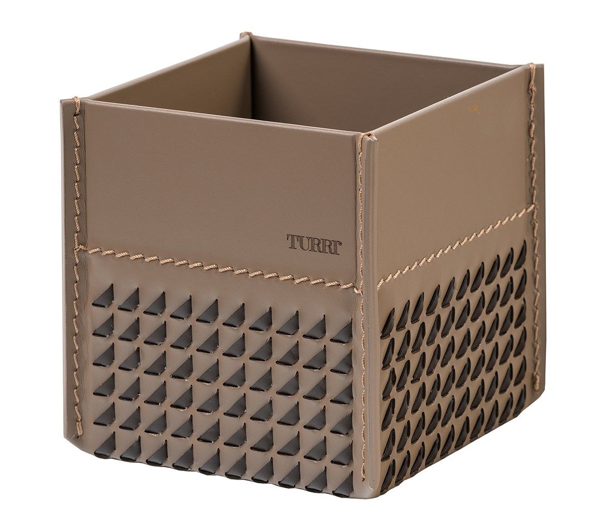 Шкатулка для драгоценностей / пустотелая шкатулка из кожи Turri ARCH-00079028 - Вид №5