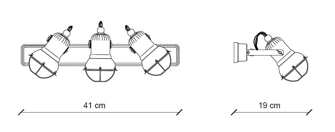 Керамический прямоугольный многостенный прожектор FERROLUCE ARCH-00065058 - Вид №6