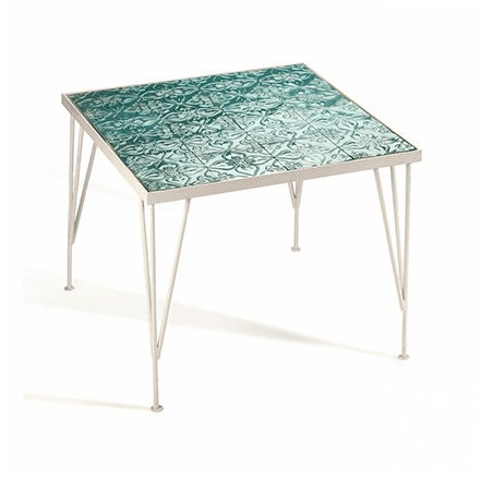 Mambo Unlimited Ideas Квадратный керамический журнальный столик Caldas sun-id-1481665 - Вид №2