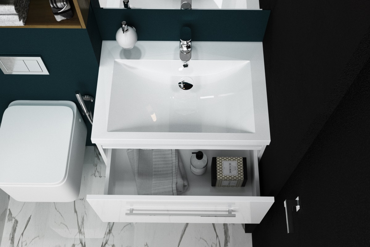 У51040 Тумба без раковины Соната 75П 1я 1 Marka Соната  - Вид №2