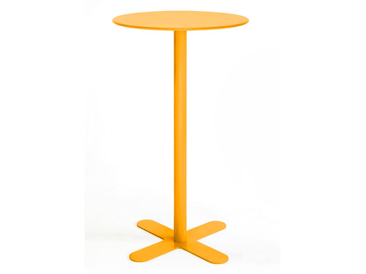 Высокий круглый садовый стол из оцинкованной стали iSimar Антиб ARCH-00108569