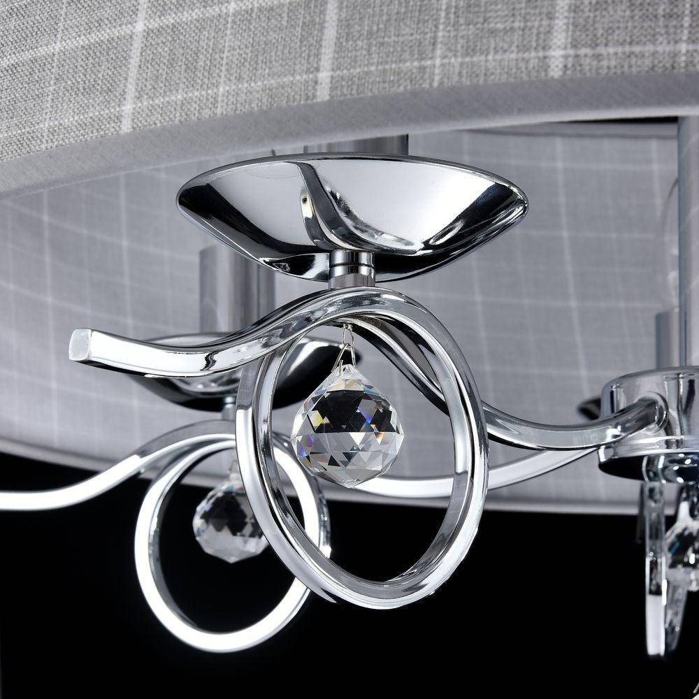 Подвесная люстра Freya Bertrand FR5906-PL-05C-CH FREYA BERTRAND 186722 Серый  - Вид №3