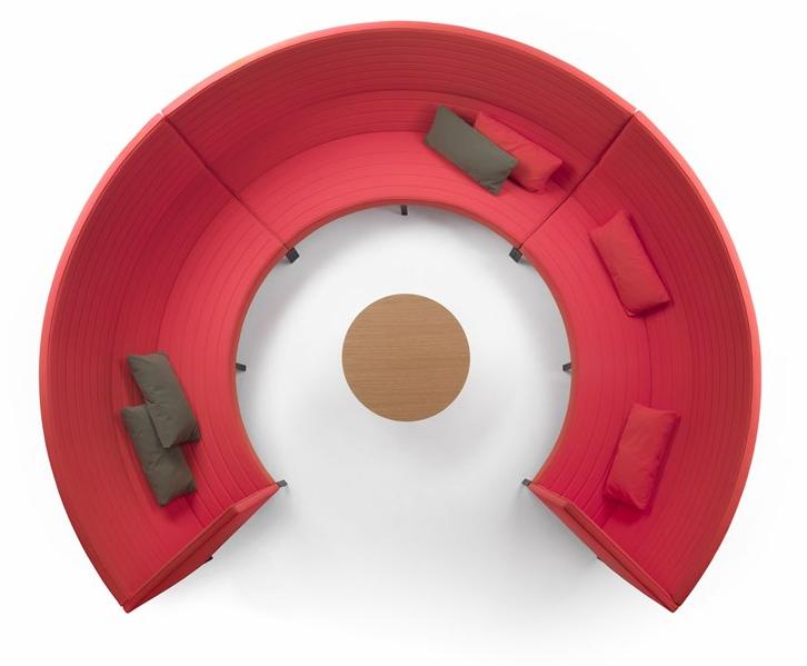 Marelli Изогнутый модульный диван Stripes sun-id-1467609 - Вид №2