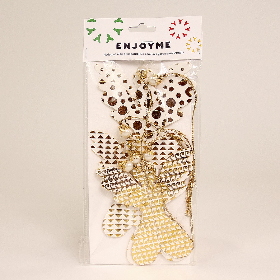 en_ny0067 Набор декоративных елочных украшений angels, 6 шт. EnjoyMe  - Вид №6