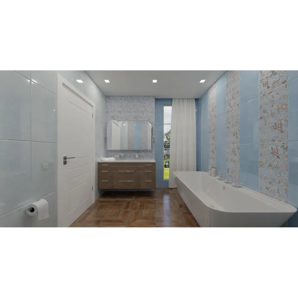 Плитка настенная Bloom Dark 30x60 см 1.62 м² цвет синий Santreyd STLM-2076411 - Вид №3