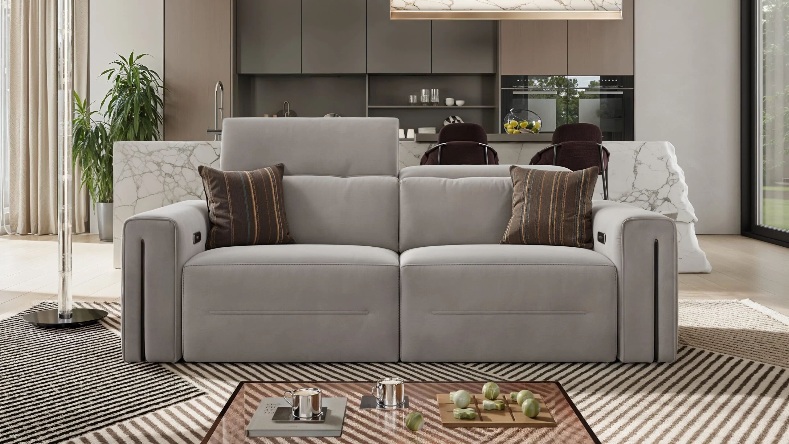 3-местный тканевый диван Sofanella Канны ARCH-00052492 - Вид №2