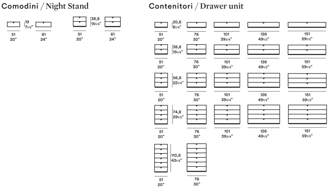 JESSE Прикроватная тумбочка из лакированной древесины с ящиками Defilé sun-id-1447686 - Вид №2