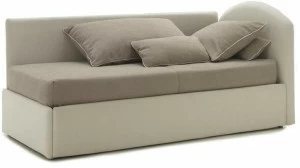 Bolzan Letti Односпальная кровать с изголовьем и боковой панелью Neolia