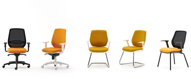 ESTEL GROUP Консольный офисный стул с тканевой обивкой и подлокотниками sun-id-1438294 - Вид №5