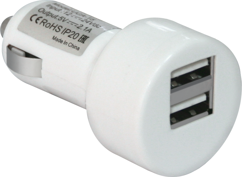 83562 автомобильный адаптер uca-15 2 порта usb, 5v/1а+1a, блистер Defender Santreyd 