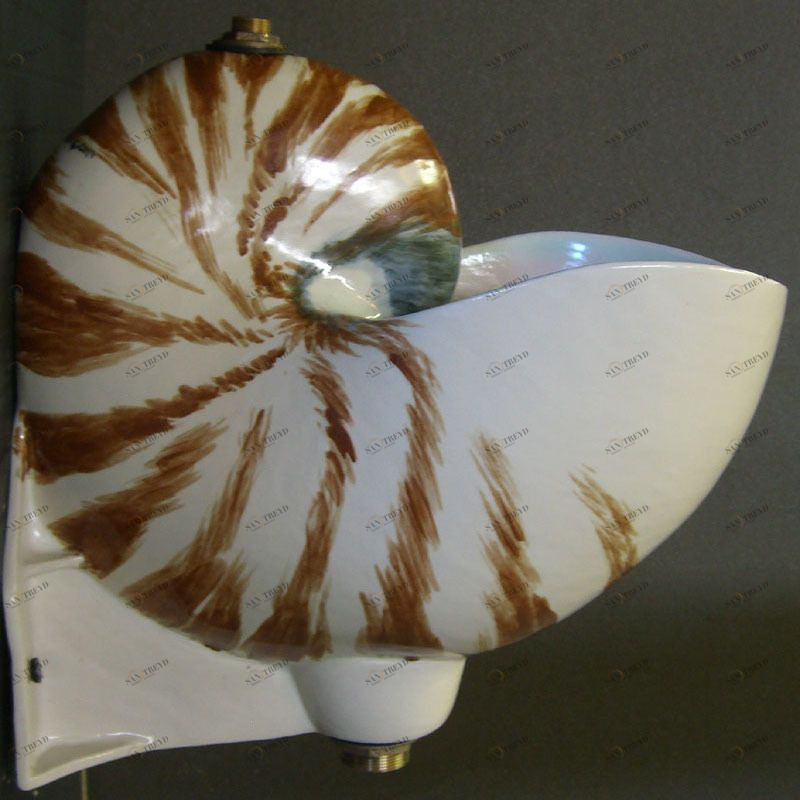 48684 Настенный писсуар, уринал с мушкой Clark Made Urinal