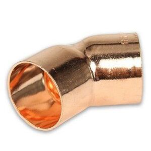 1504128 SANHA 5041 отвод 45° ВП-ВП, медь 28 мм