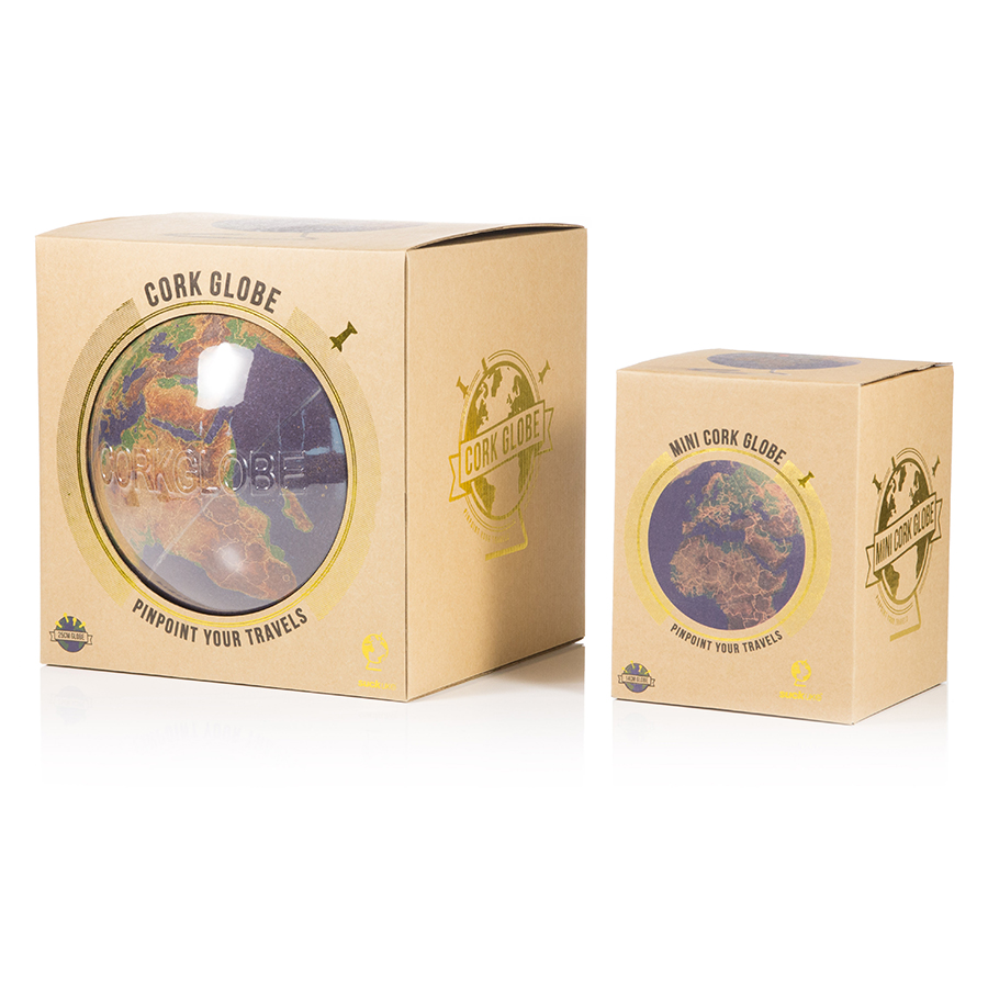 SK CORKGLOBE3 Глобус цветной colour большой Suck UK  - Вид №16