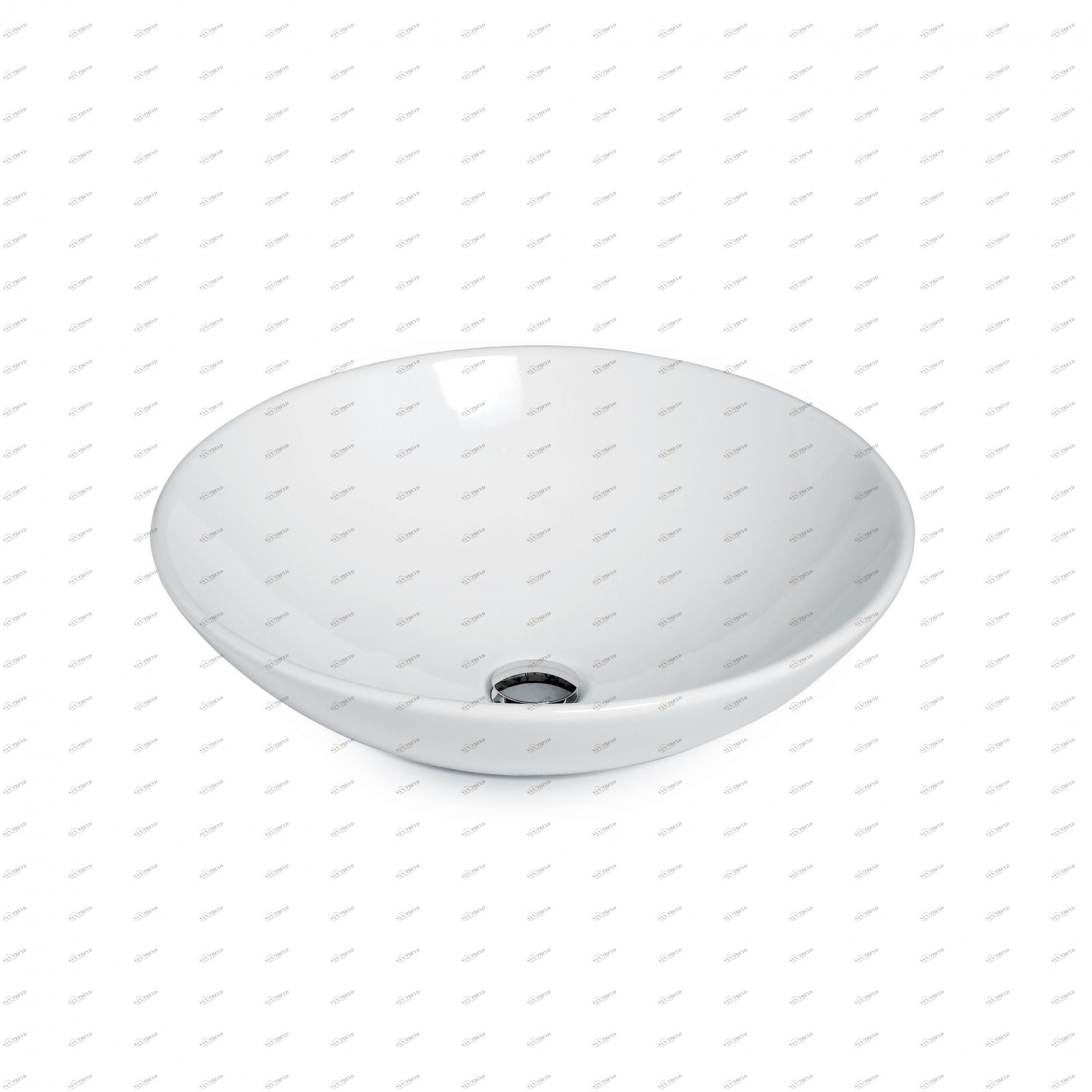 66313 Накладная раковина на столешницу  овальная Newform Lavabi