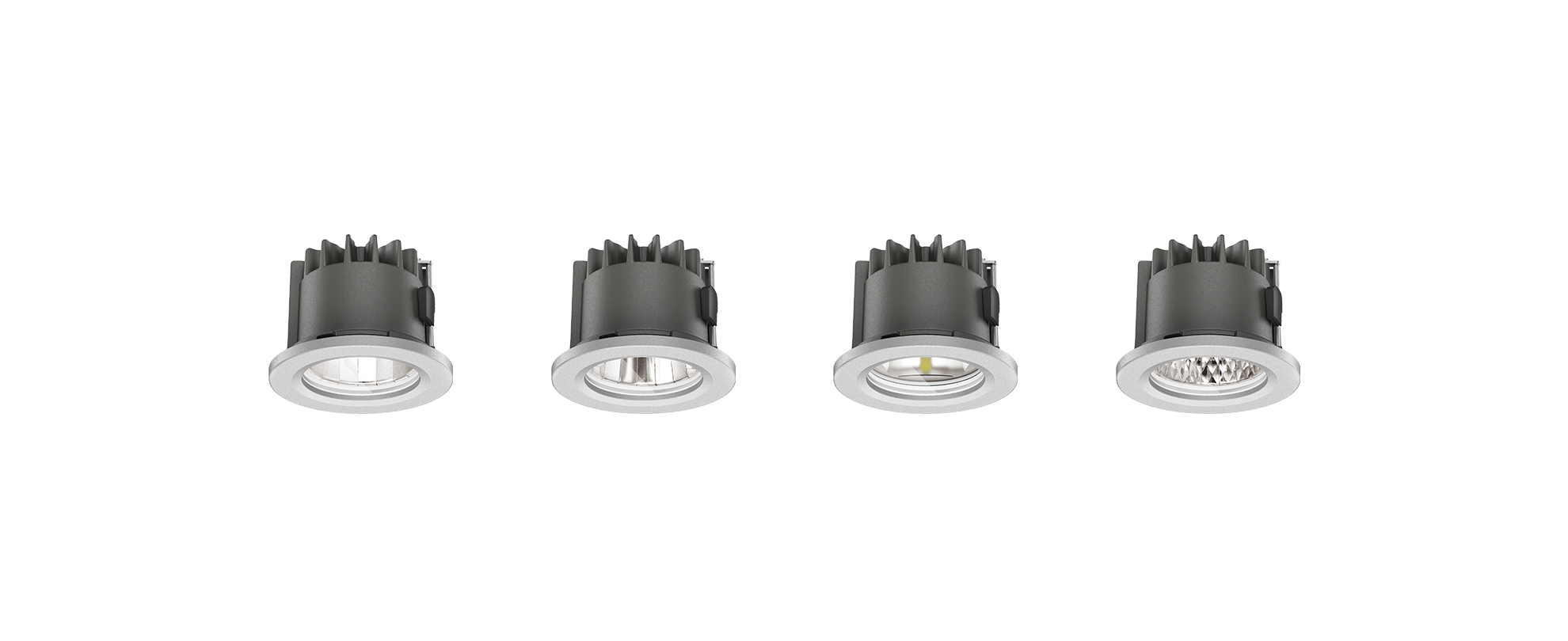 8514101 Встраиваемый в потолок светильник Platek ASTER Small  ASTER Small PRO - 4 LED RGBW 13°  - Вид №1