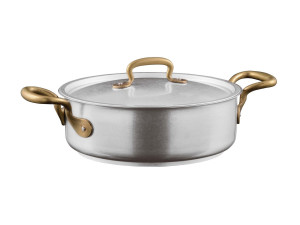 Кастрюля из нержавеющей стали с крышкой