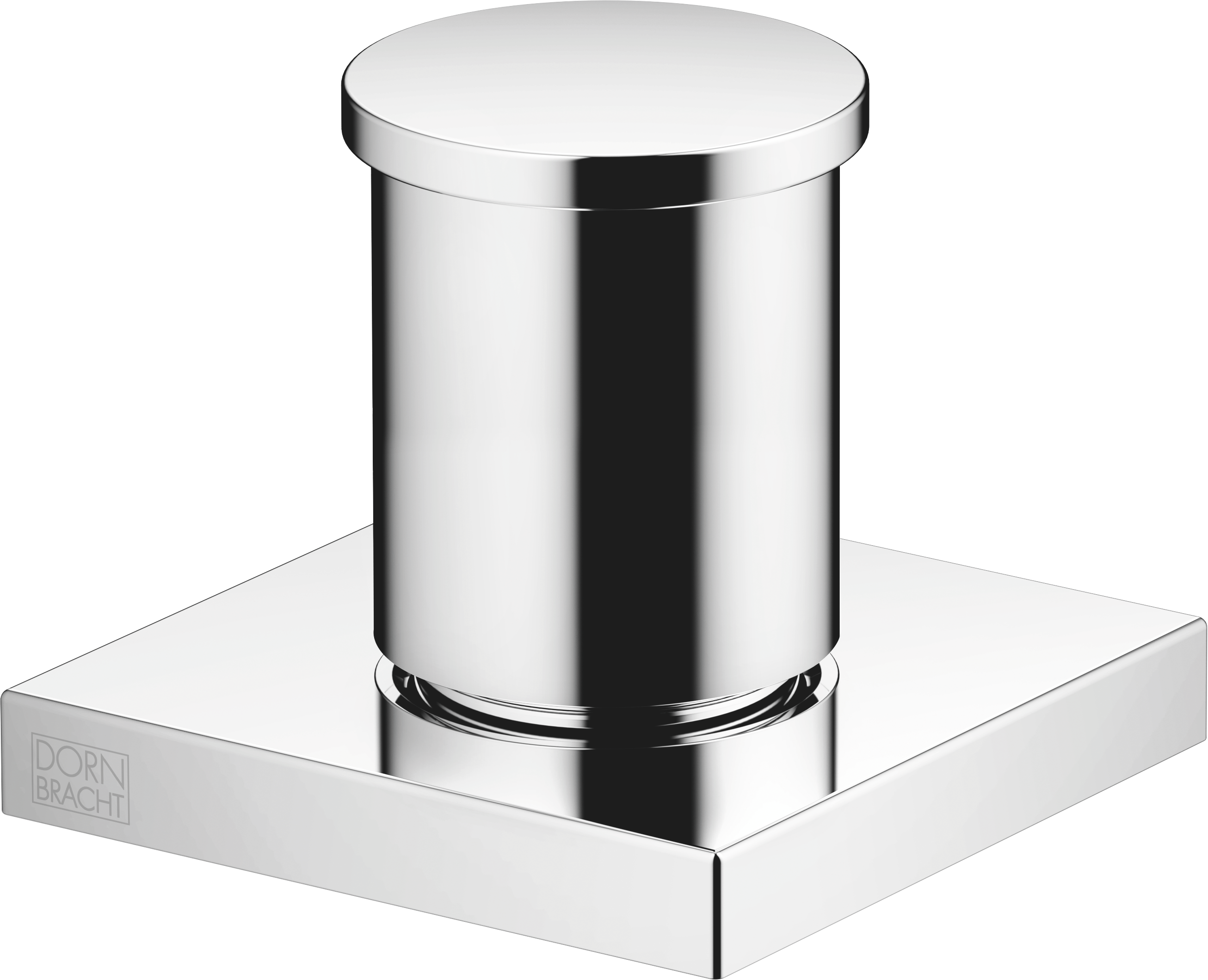 Двусторонний переключатель для установки на край ванны или на край плитки - хром