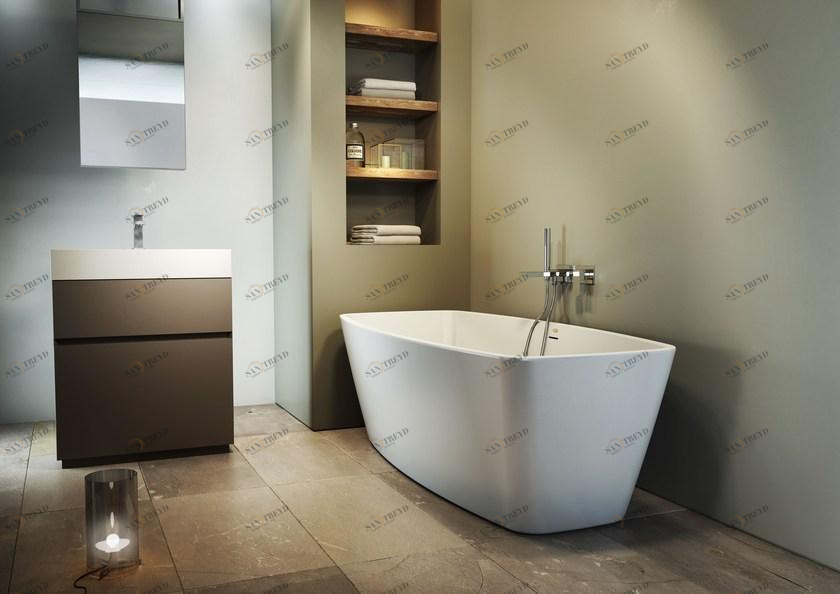 Jacuzzi® Отдельностоящая акриловая ванна sun-id-1479325