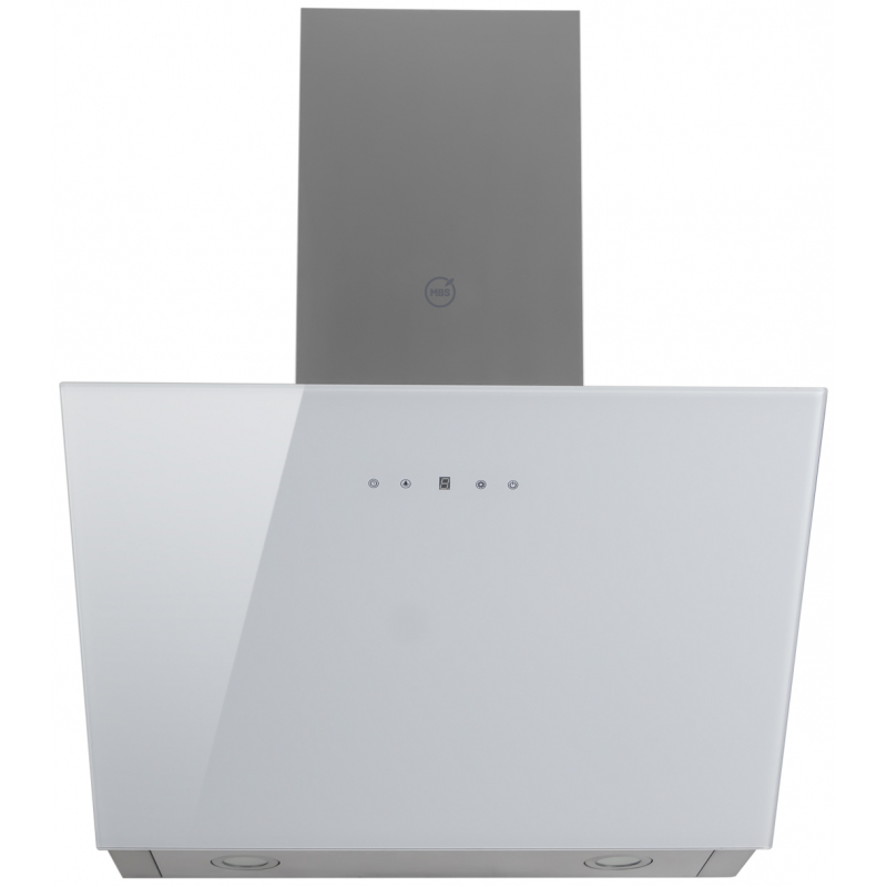 8189823 Вытяжка наклонная MBS ABELIA 160 GLASS белый/белый STDN-0015297 - Вид №1